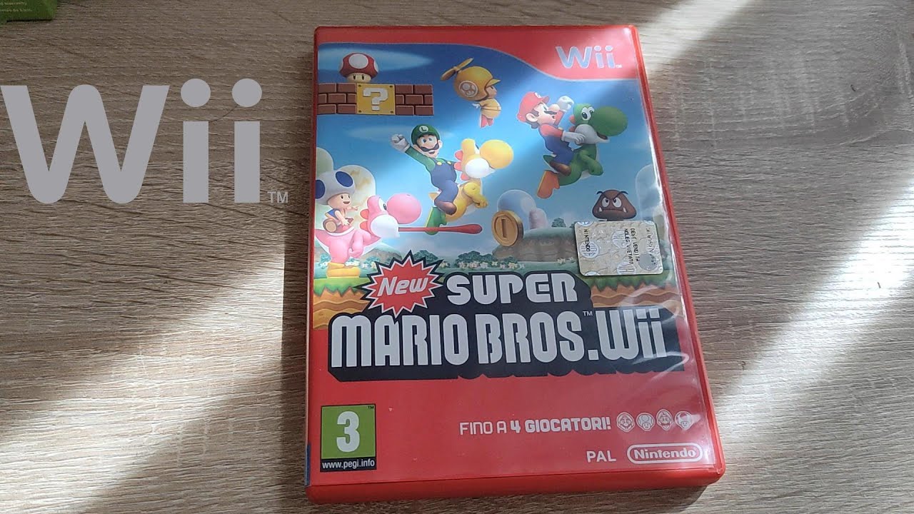 NEW SUPER MARIO BROS WII PRIMA EDIZIONE ITALIANA