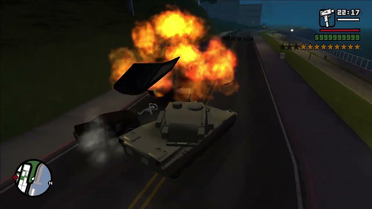 GTA San Andreas: 12 Stars - The Ultimate Tank Rampage!