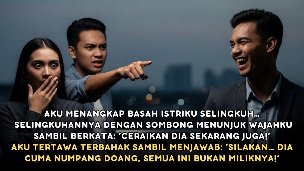 AKU TERTAWA TAPI ISTRIKU MALAH PANIK SAAT SELINGKUHANNYA MENYURUHKU UNTUK CERAI—IYALAH ISTRI CUMA...