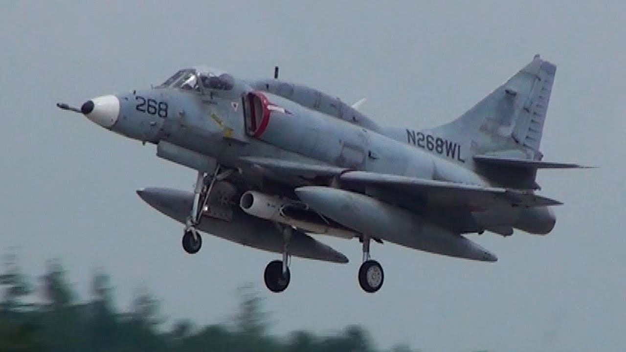 x3 A-4 Skyhawk movements Wittmund 7th June 2012