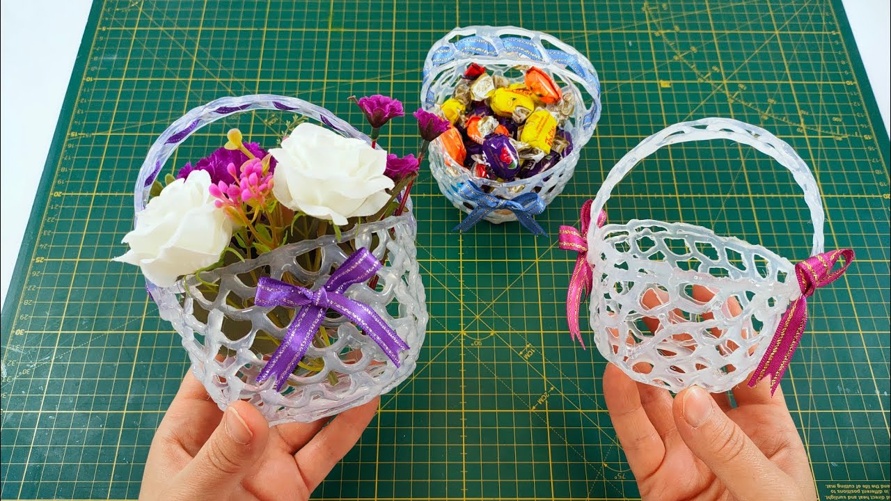 MINI BASKETS FOR MOTHER'S DAY! - DIY HOT GLUE GUN