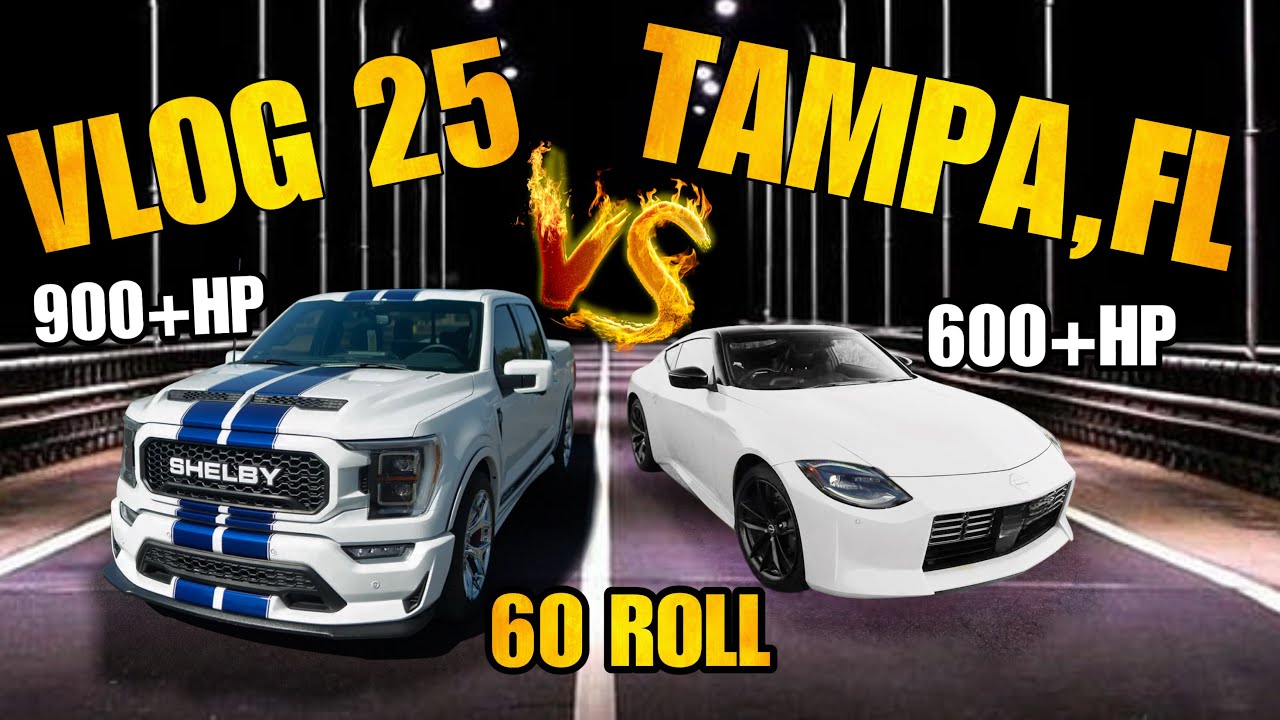 vlog 23: Fiebre de Calle en Tampa FL | Shelby Super Snake vs Nissan 400z