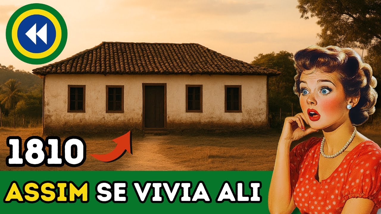 VEJA COMO ERA Dentro de Uma Casa brasileira de 1810