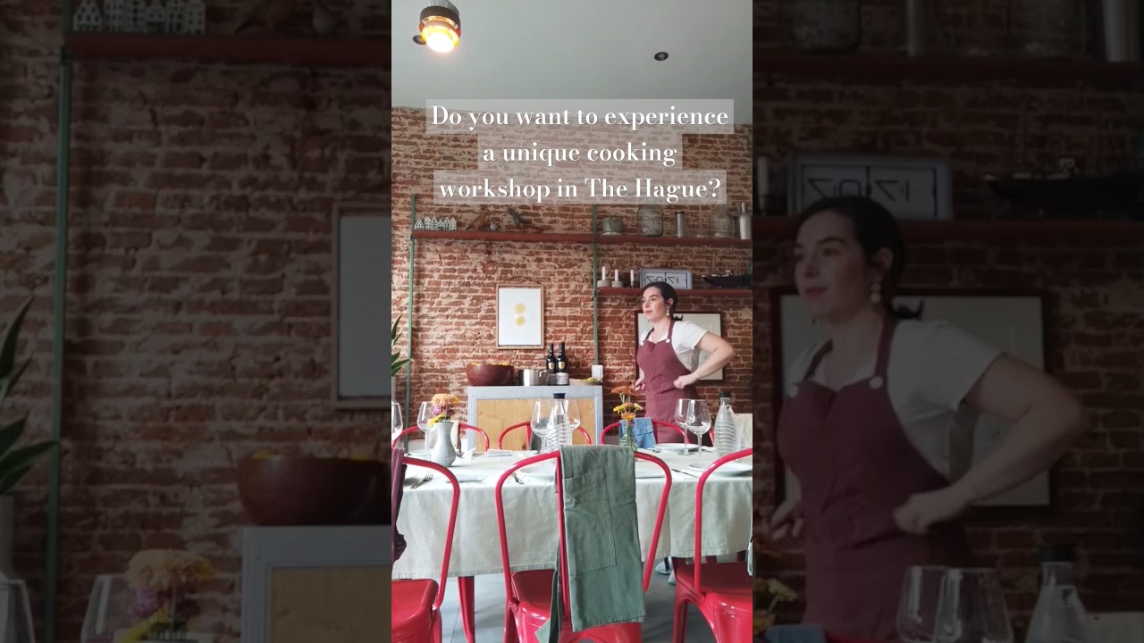 Unique culinary experience in The Hague 👩🏻&zwj;🍳 #cookingworkshop #thehague #rootsandcook
