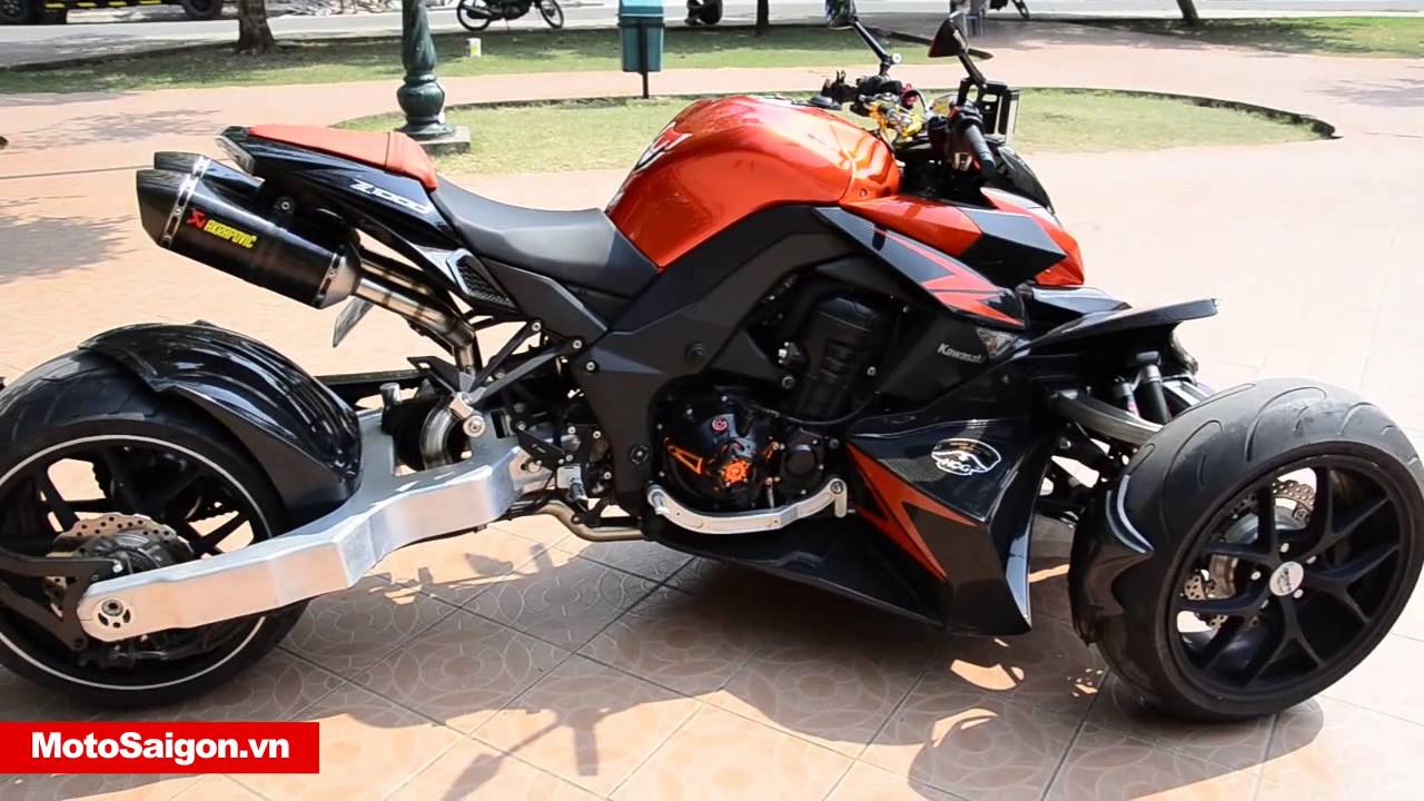 Z1000 độ 3 bánh phiên bản v2.0 | Motosaigon.vn
