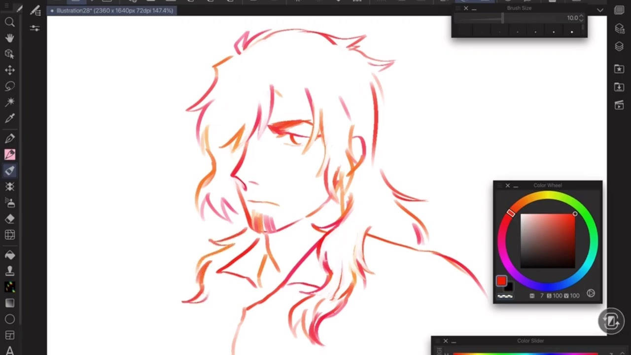 Brush demo with voiceover