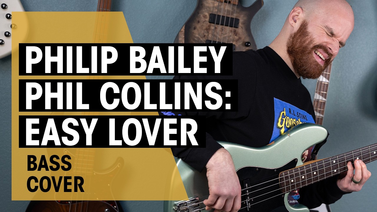 Philip Bailey w/ Phil Collins - Easy Lover | Bass Cover |  @patrickhunter  | Thomann