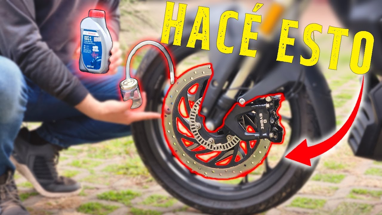Como CAMBIAR líquidos de FRENOS MOTO como DIOS MANDA 😏 👉 FÁCIL Y RÁPIDO.