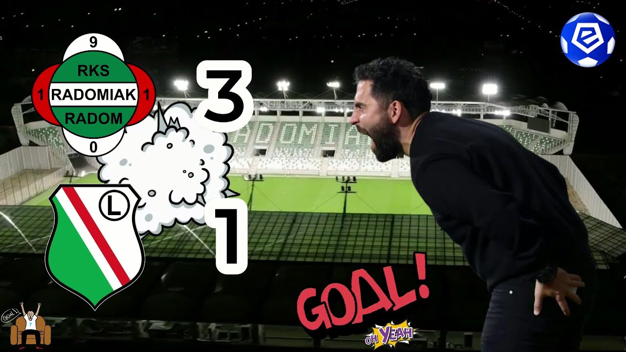 Radomiak Radom 3-1 Legia Warszawa : Fatalna Gra Ekipy Goncalo Feio! Anonimowy Debiut Ilya Shkurina!