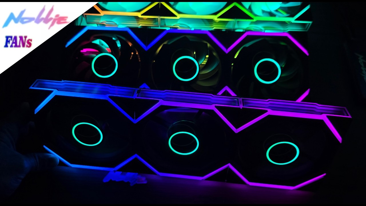 A MELHOR Fan aRGB de 2025? Reviews da Nova Uni-Fan NOLLIE 100% endere&ccedil;&aacute;vel