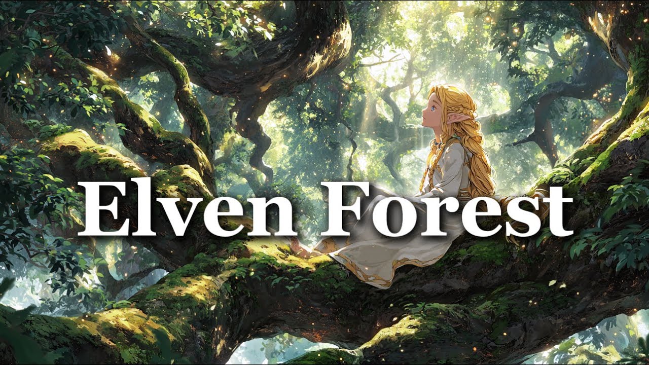 [Celtic BGM] 고목 아래의 휴식, 잎 위에 머무는 햇살, 고요한 엘프 숲 켈트 BGM | Elven Forest Path, Peaceful Celtic Music🍃