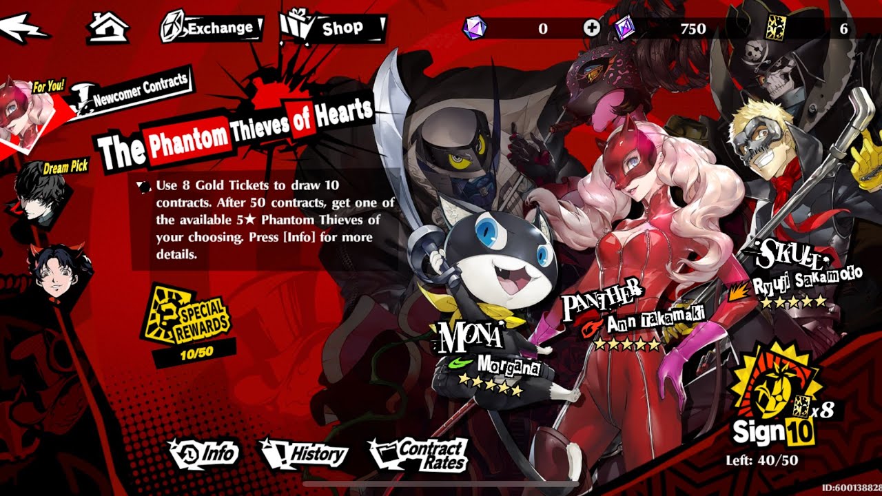 Persona 5: The Phantom X Pulls from Thieves of Hearts