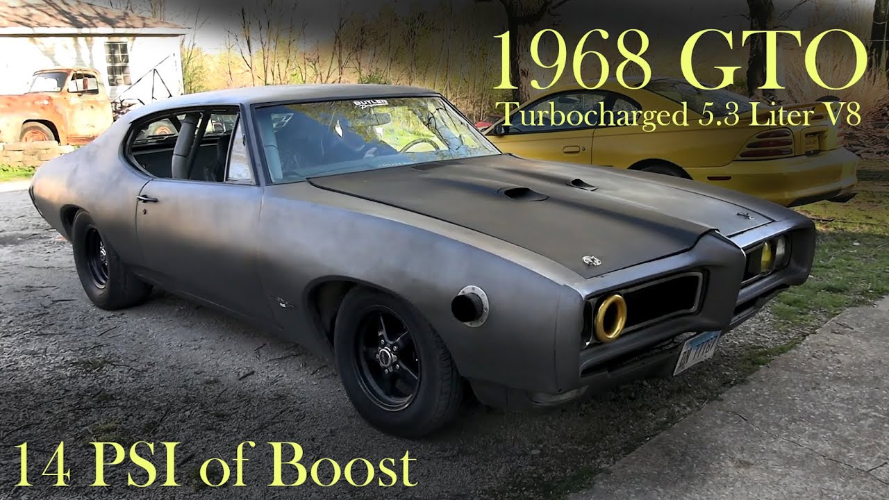 1968 Pontiac GTO, 14 PSI of Boost, Short Test Pulls in the Country