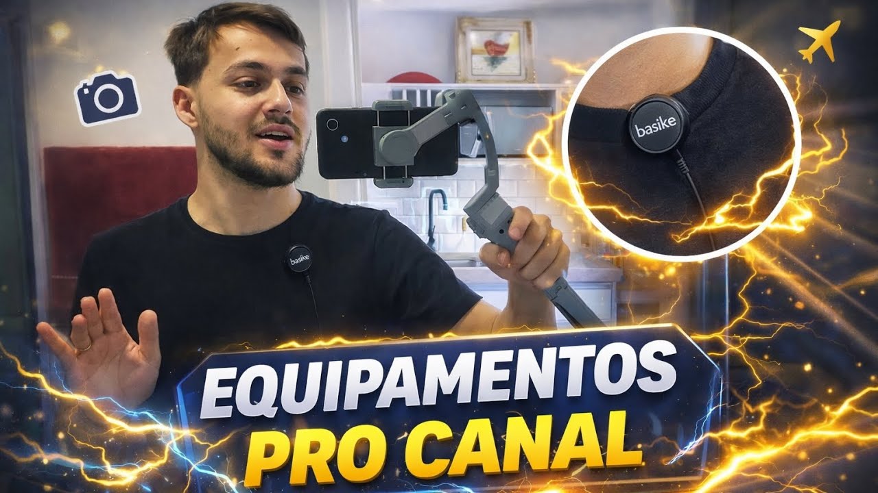 EQUIPAMENTOS NOVOS PARA O CANAL | BOM E BARATO! 🎥💸