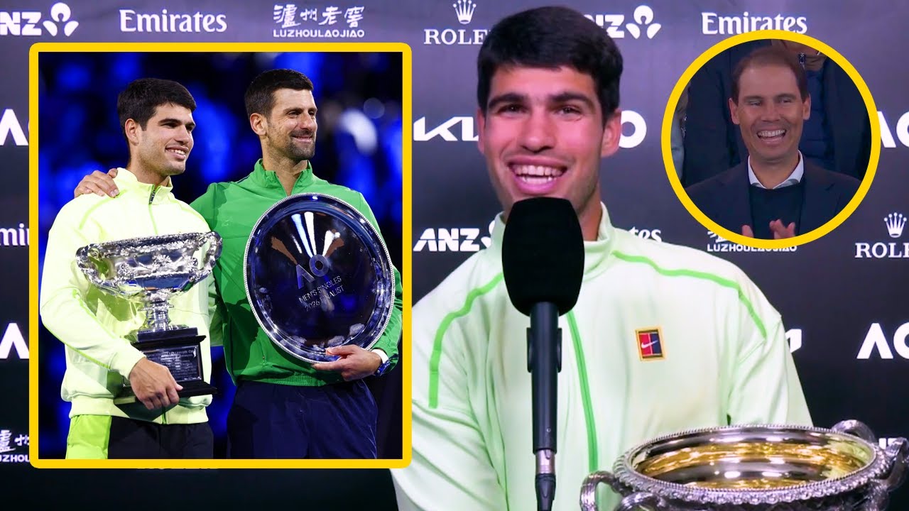 La primera REACCIÓN de Carlos Alcaraz tras vencer a Novak Djokovic