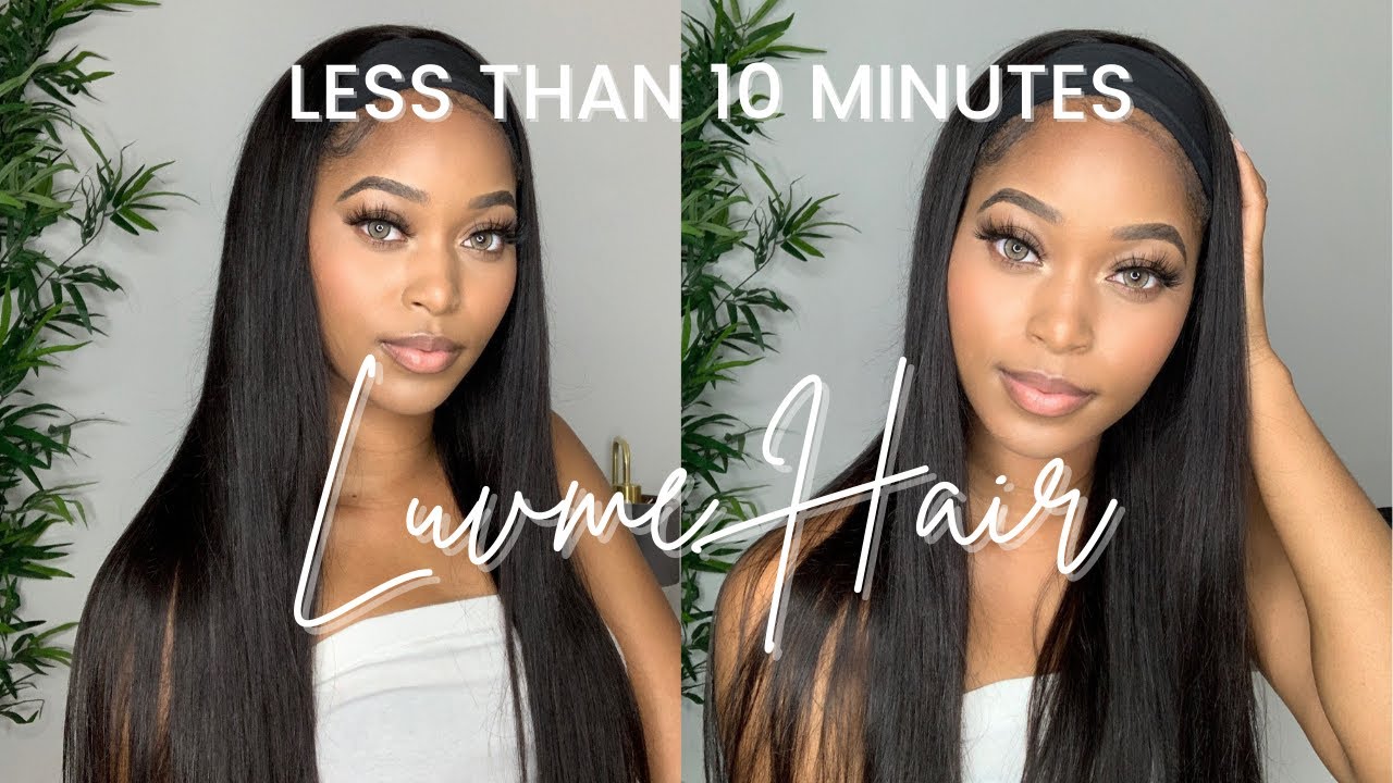 THE BEST HEADBAND WIG ft. Luvme Hair + How To Style