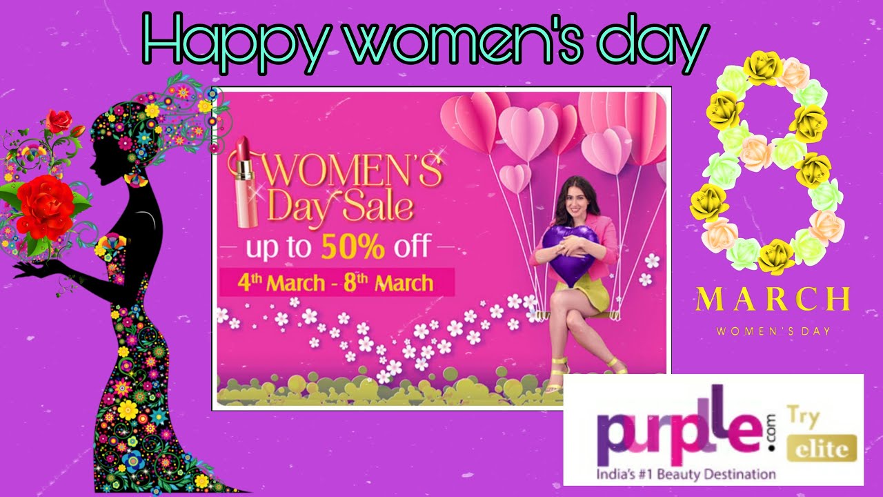 Purple Haul woman's day special ||  Huge New makeup purple Haul || Beauty Styles Art gallery
