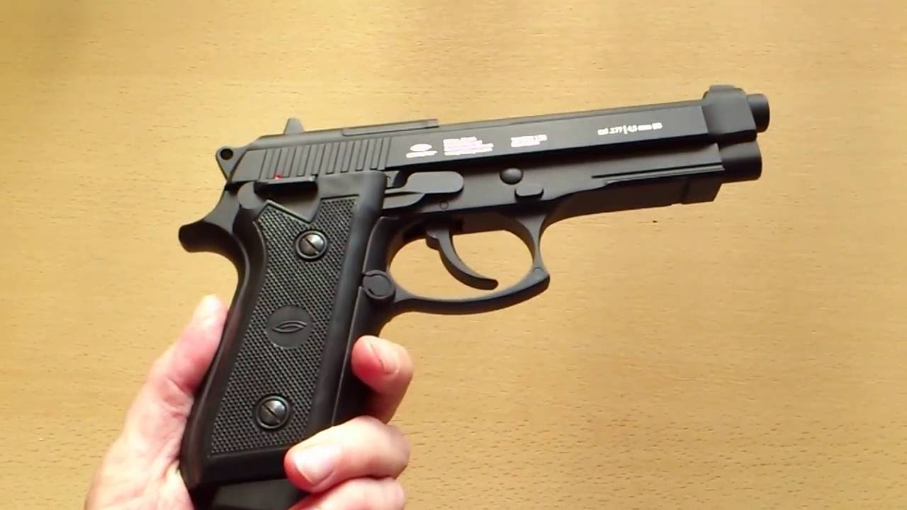 Пневматический пистолет Gletcher TAR92 (обзор, данные отстрела по скорости и кучности, цена)