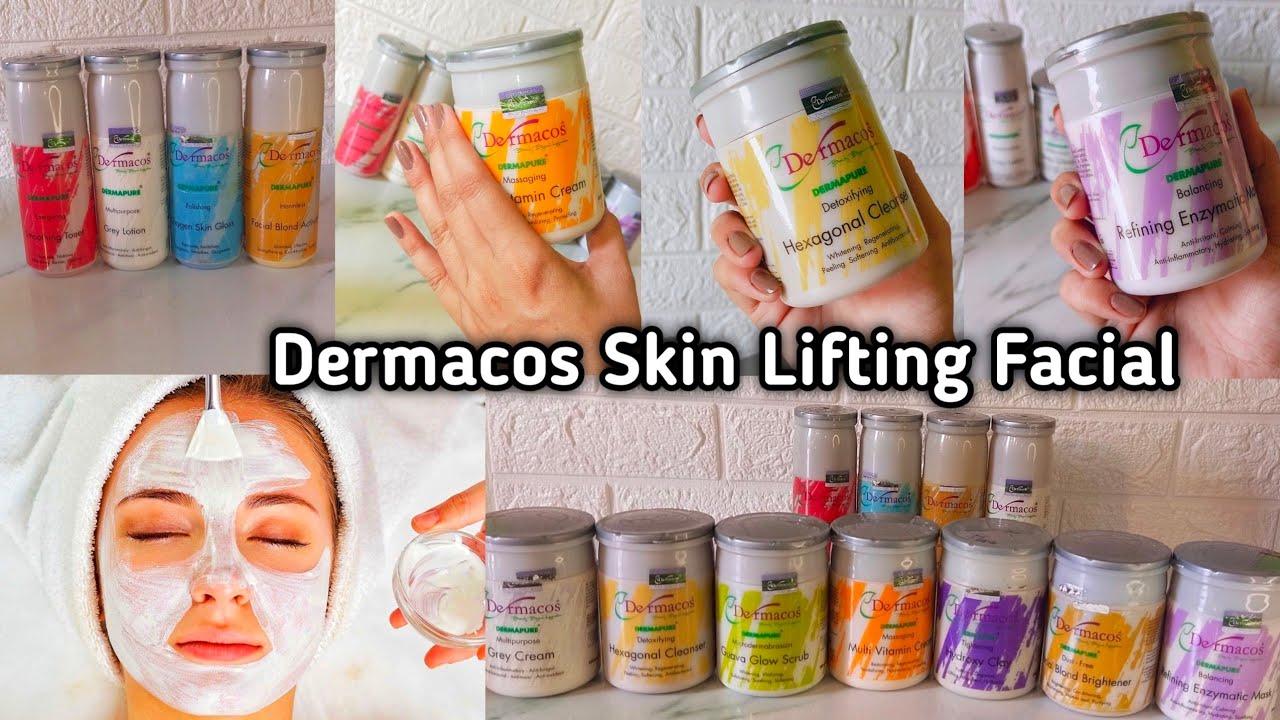 How to do Salon Like Skin*TIGHTENING* & Lifting Facial at Home | Dermacos Anti Aging Facial at home