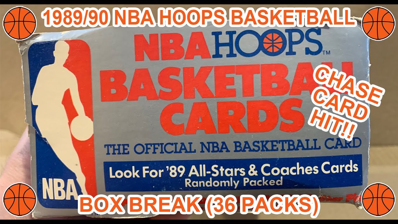 CHASE CARD HIT!! Vintage 1989 NBA Hoops Box (36 Packs)