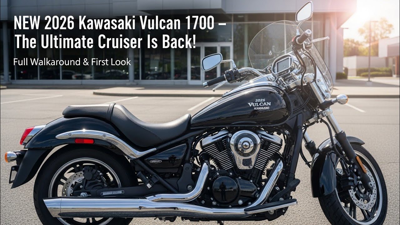2026 Kawasaki Vulcan 1700 😱 BIG Cruiser Review & First Ride!