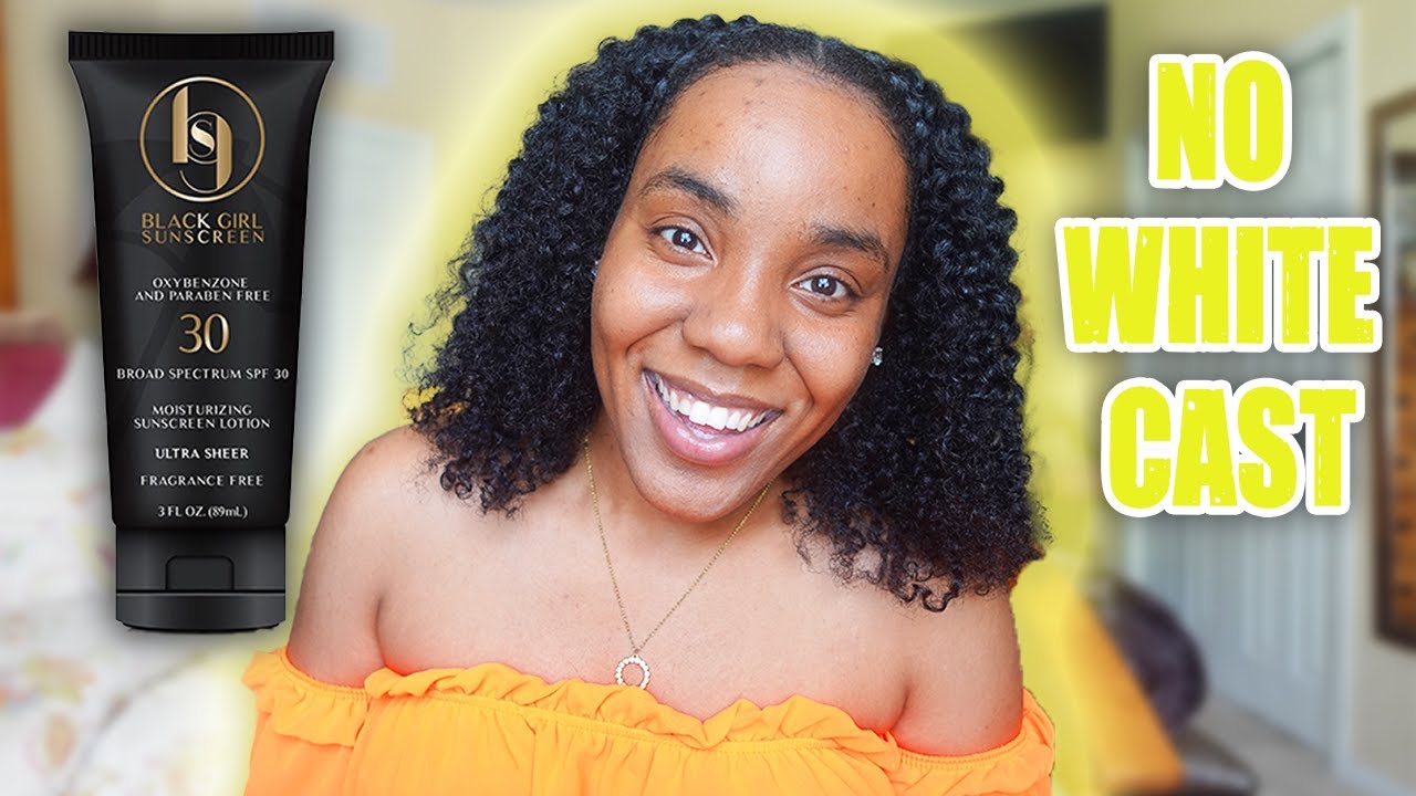 Black Girl Sunscreen Review | No white cast sunscreen | SUMMER BEAUTY ESSENTIALS **GIVEAWAY**