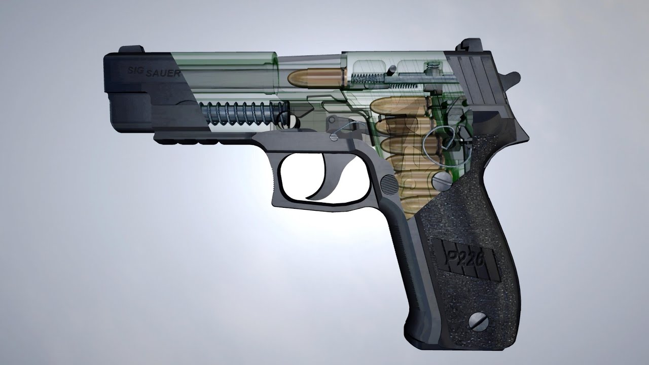 How an SIG P226 Pistol Works 