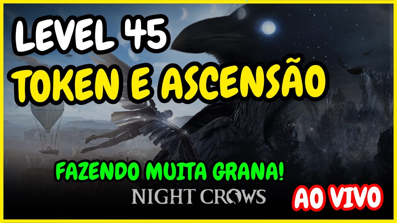 NIGHTCROWS RUSHANDO +  DICAS  MEU CODE: reidonft#2969 - NIGHT CROWS #nightcrows