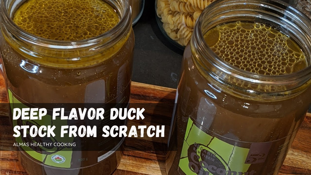Homemade Duck Stock from Scratch | Full Organic Recipe Guide