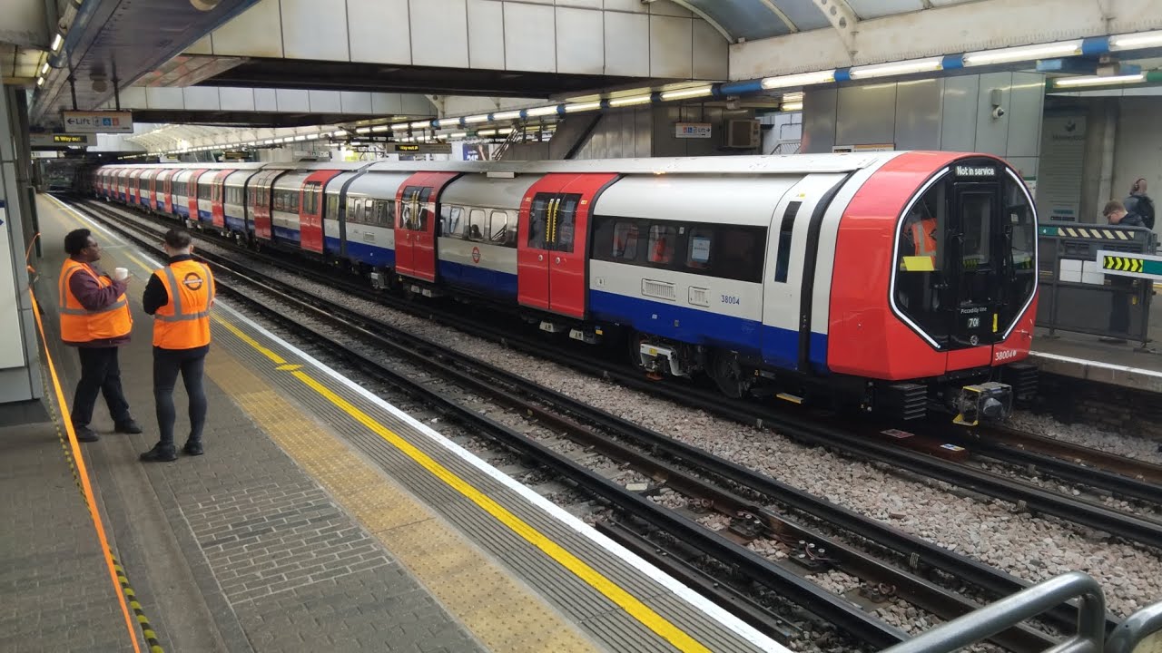 Piccadilly Line - New 2024 Stock - (701) - (38004-48004) - Test Run at Hammersmith Stn - 27/09/2025
