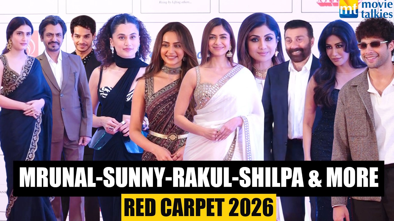 Sunny Deol, Mrunal Thakur, Rakul Preet, Taapsee, Shilpa, Chitrangada, Fatima, Nawazuddin Red Carpet