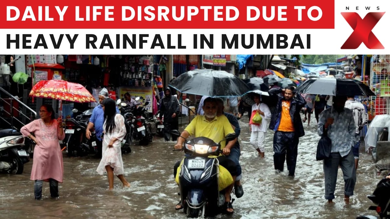 Mumbai Rains: Huge Tree Falls In Ghatkopar, 4 Cars Crushed Amid Heavy Downpour | Latest News | NewsX