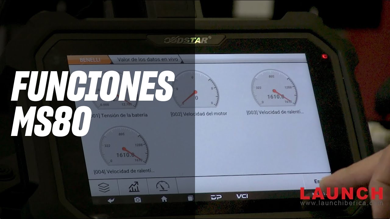 Mejores funciones del equipo de diagnosis para motos MS80