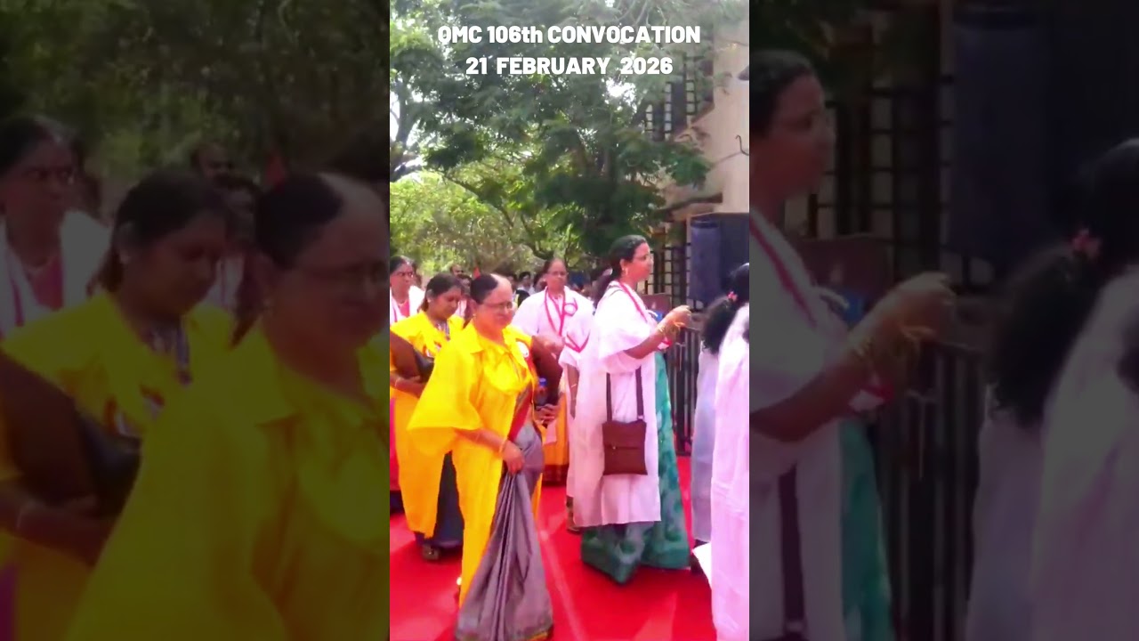 Convocation Ceremony Procession #qmc #queenmaryscollegechennai