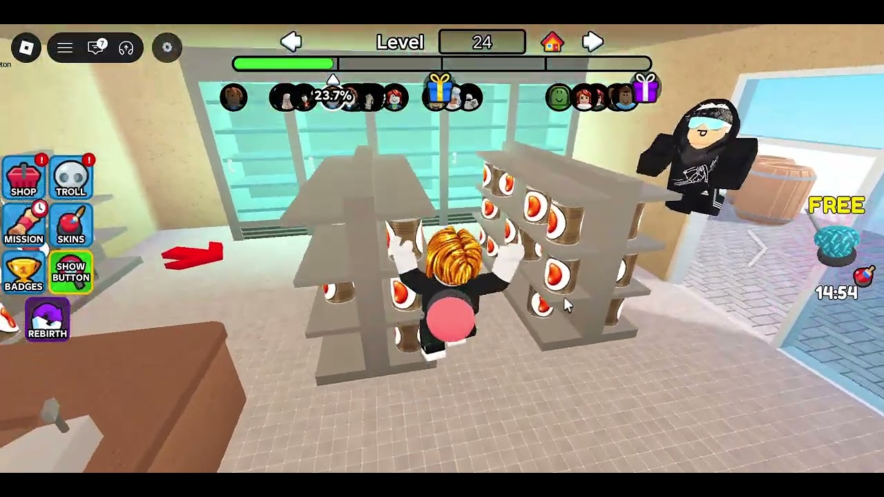 Twins Playing - FIND THE BUTTON