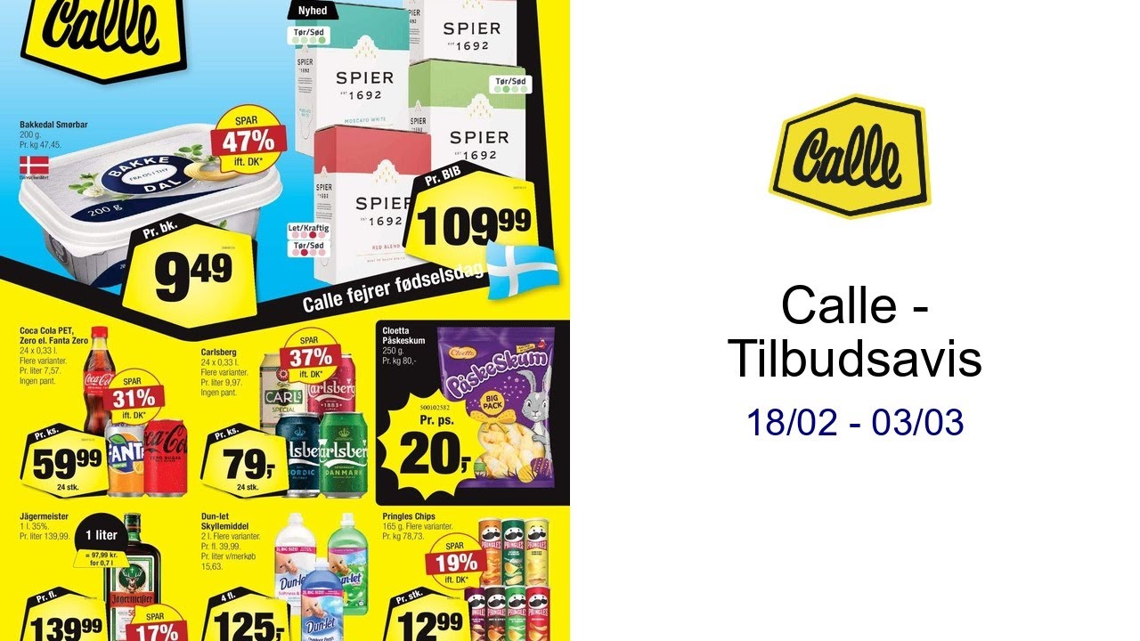Calle - Tilbudsavis 18/02 - 03/03