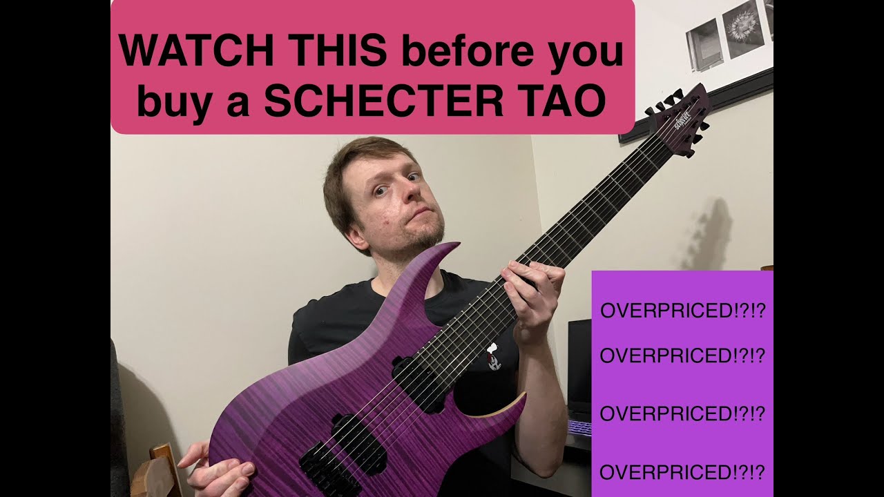 OVERPRICED!?!?!? Schecter Tao 7 String Guitar [Gear Review]