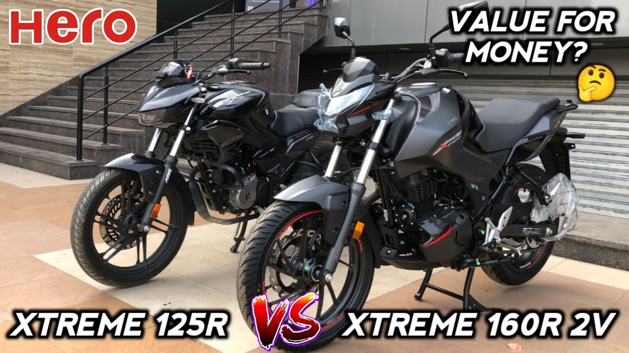 New Hero Xtreme 125R Vs 2025 Hero Xtreme 160R 2V Comparison Review | Which Is Best?