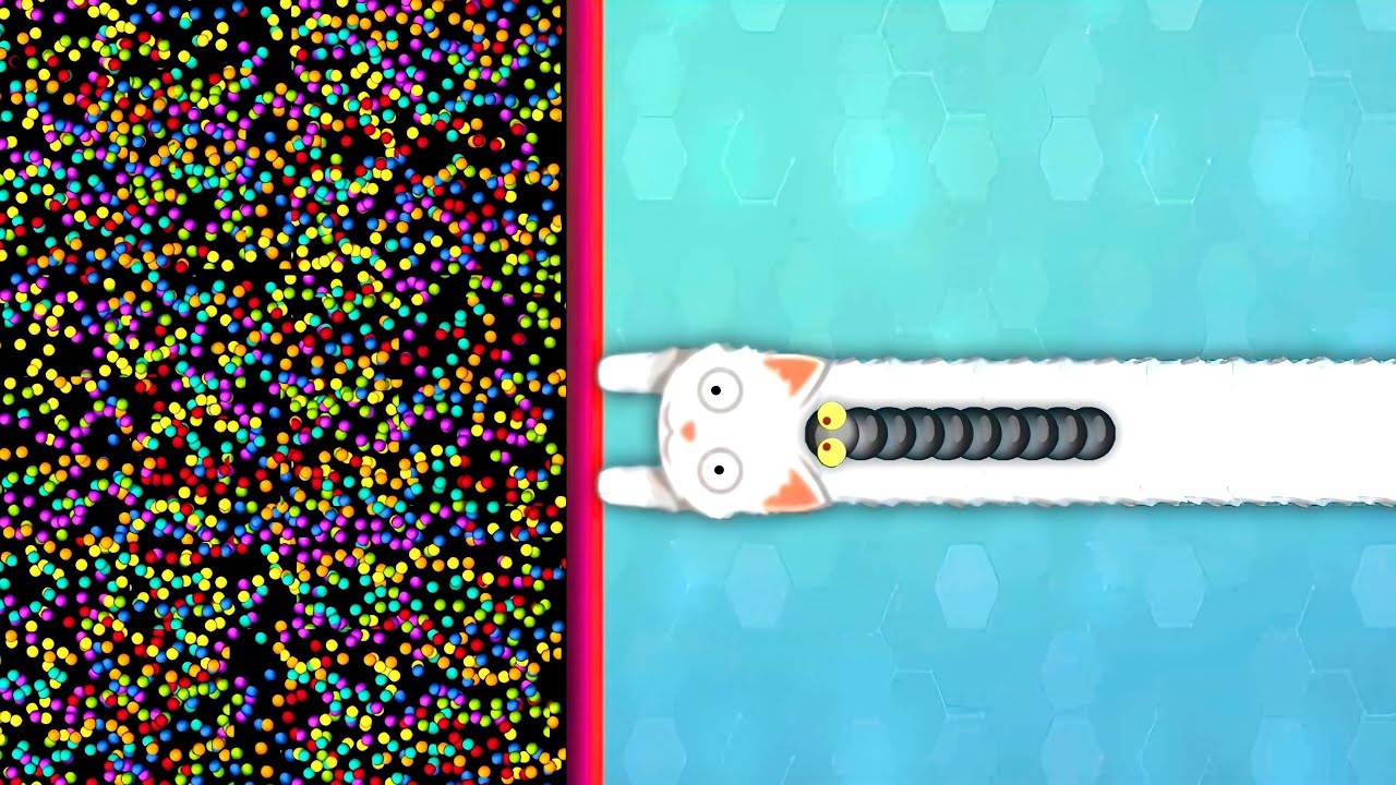 SNAKE IO🐍WHITE🐍BLACK SNAKE SKIN V/S 1000 OGGY V/S  FOOD EVENT EPIC SNAKE IO 🐍 BEST/ FUNNY GAMEPLAY !