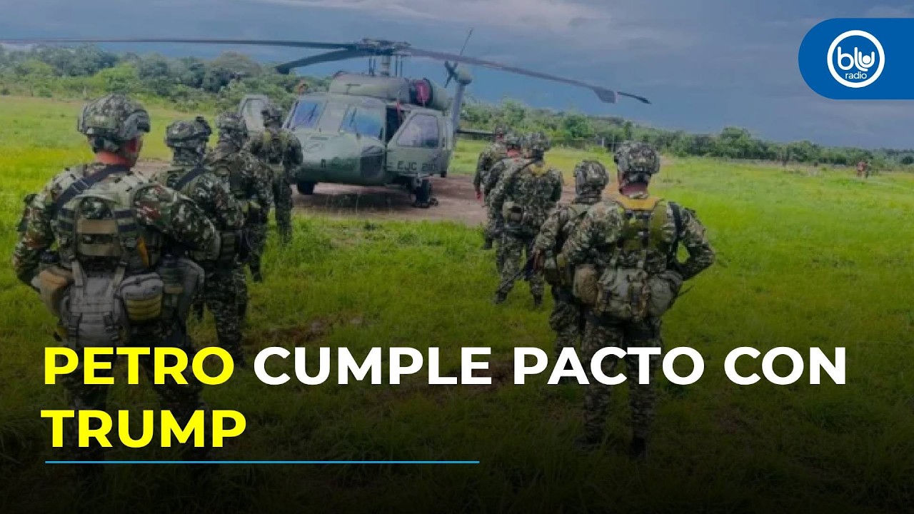 Se comenzaron a sentir los efectos del encuentro Petro-Trump en la lucha contra grupos criminales