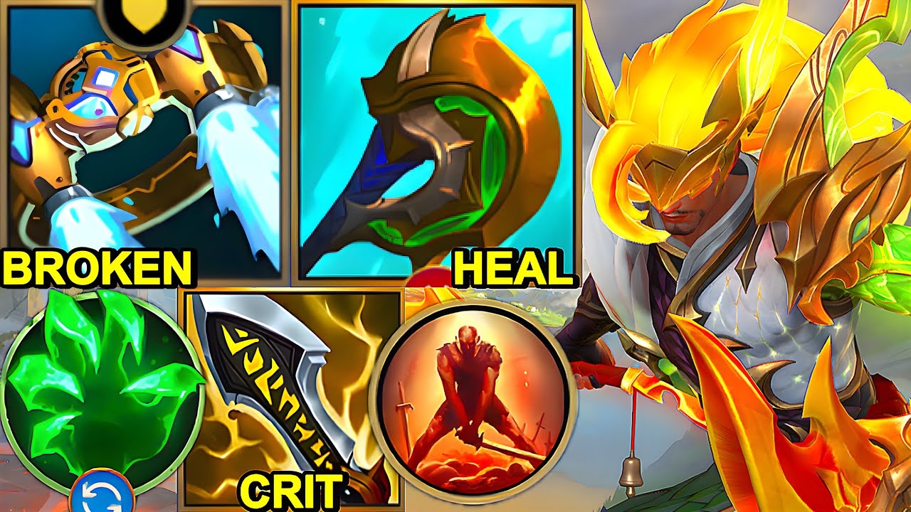 Wild Rift China Yasuo - 24KILL Broken Protobelt YASUO Build Runes - Challenger Rank Gameplay