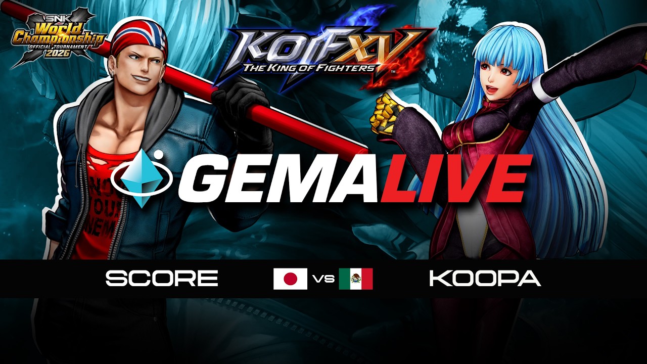 KOF XV 🇯🇵 SCORE vs KOOPA 🇲🇽 TOP8 Winners | GEMA LIVE | THE KING OF FIGHTERS XV #SWC2026 