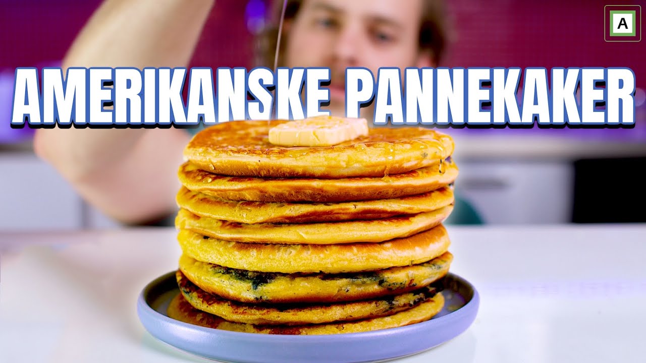 Sånn lager du Amerikanske Pannekaker