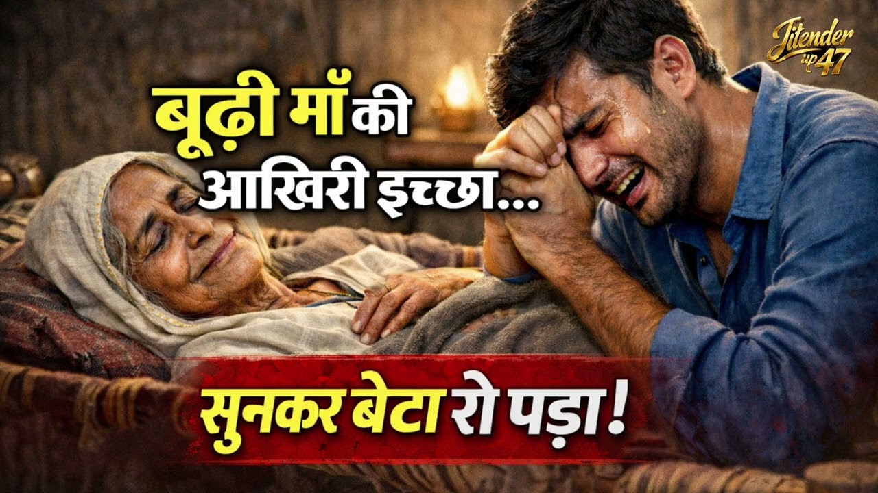 बूढ़ी माँ की आखिरी इच्छा सुनकर बेटा रो पड़ा | दिल छू लेने वाली कहानी