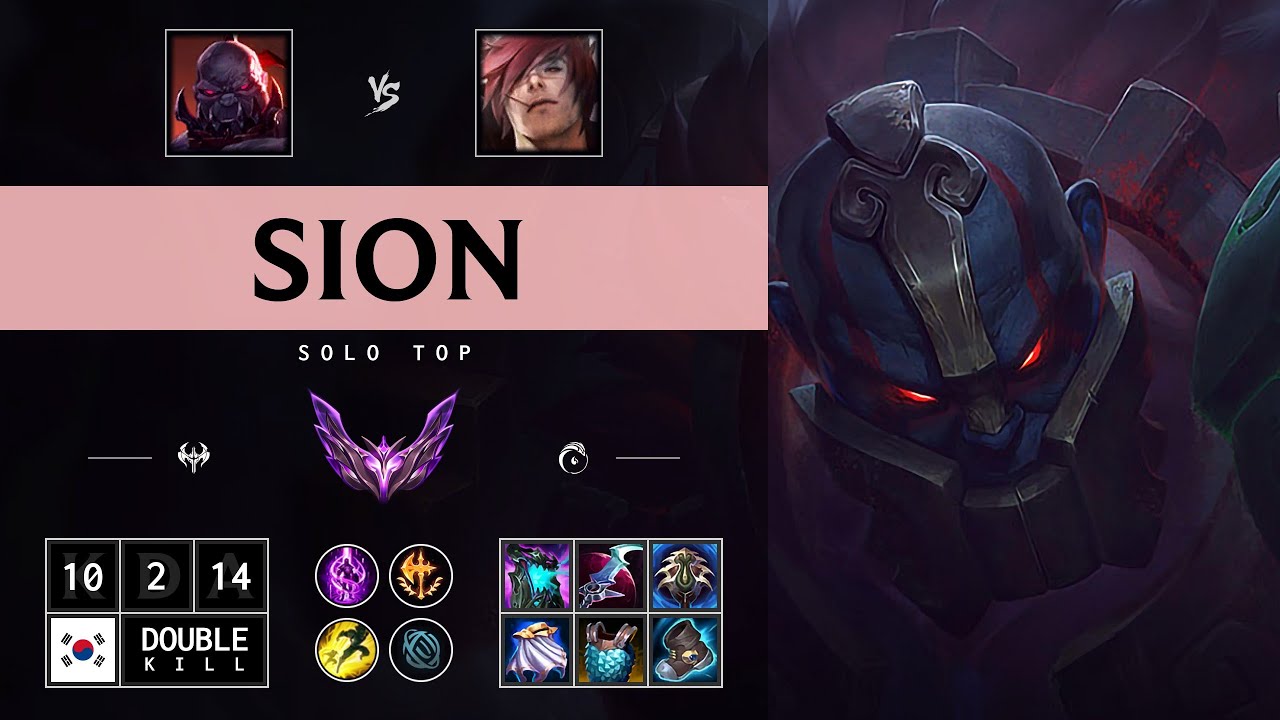 Sion Top vs Sett: Unstoppable - KR Master Patch 14.15