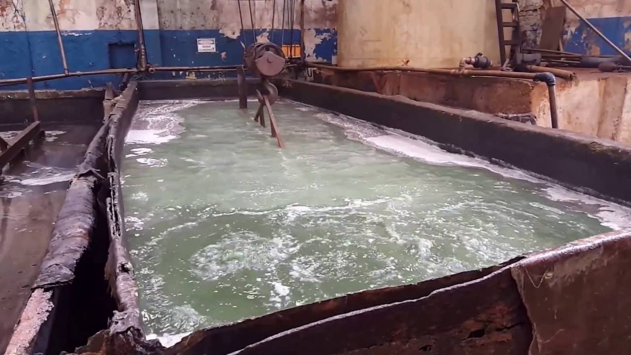 Decapagem de Materiais Galvanizados
