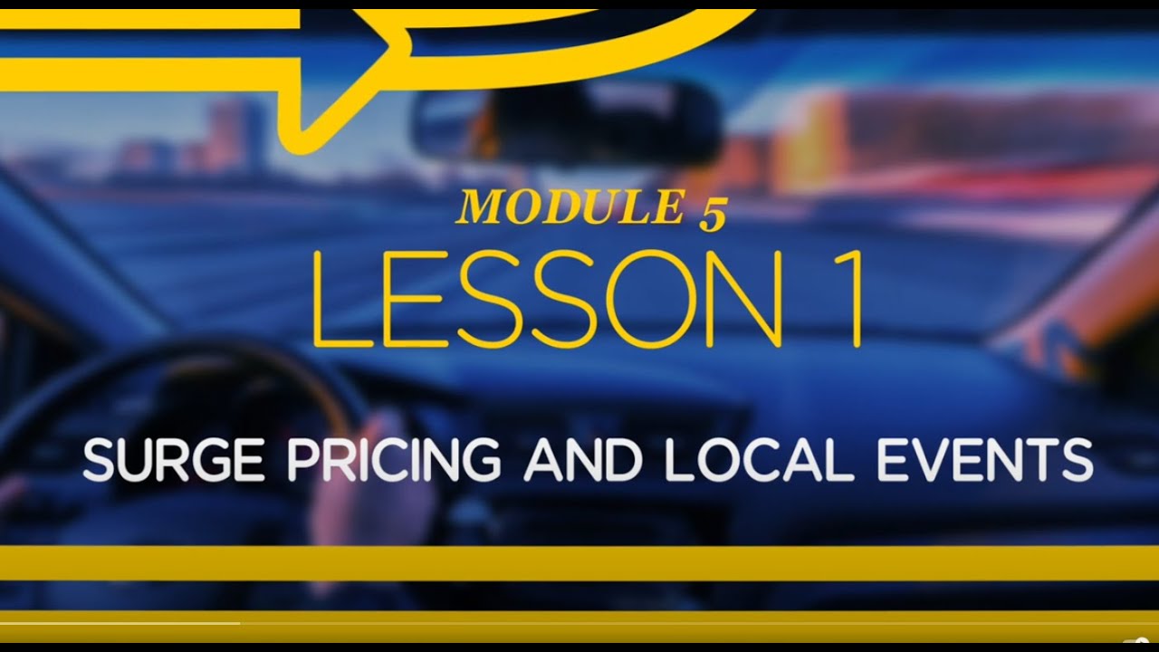 Uber Driver Advice: SURGE Pricing & Local Events