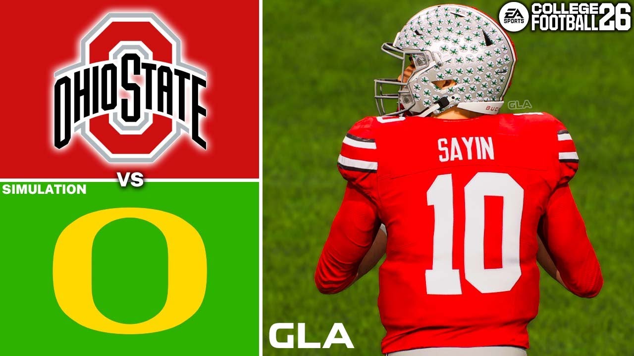 Ohio State vs. Oregon Simulation | CFB 26 PS5 Gameplay
