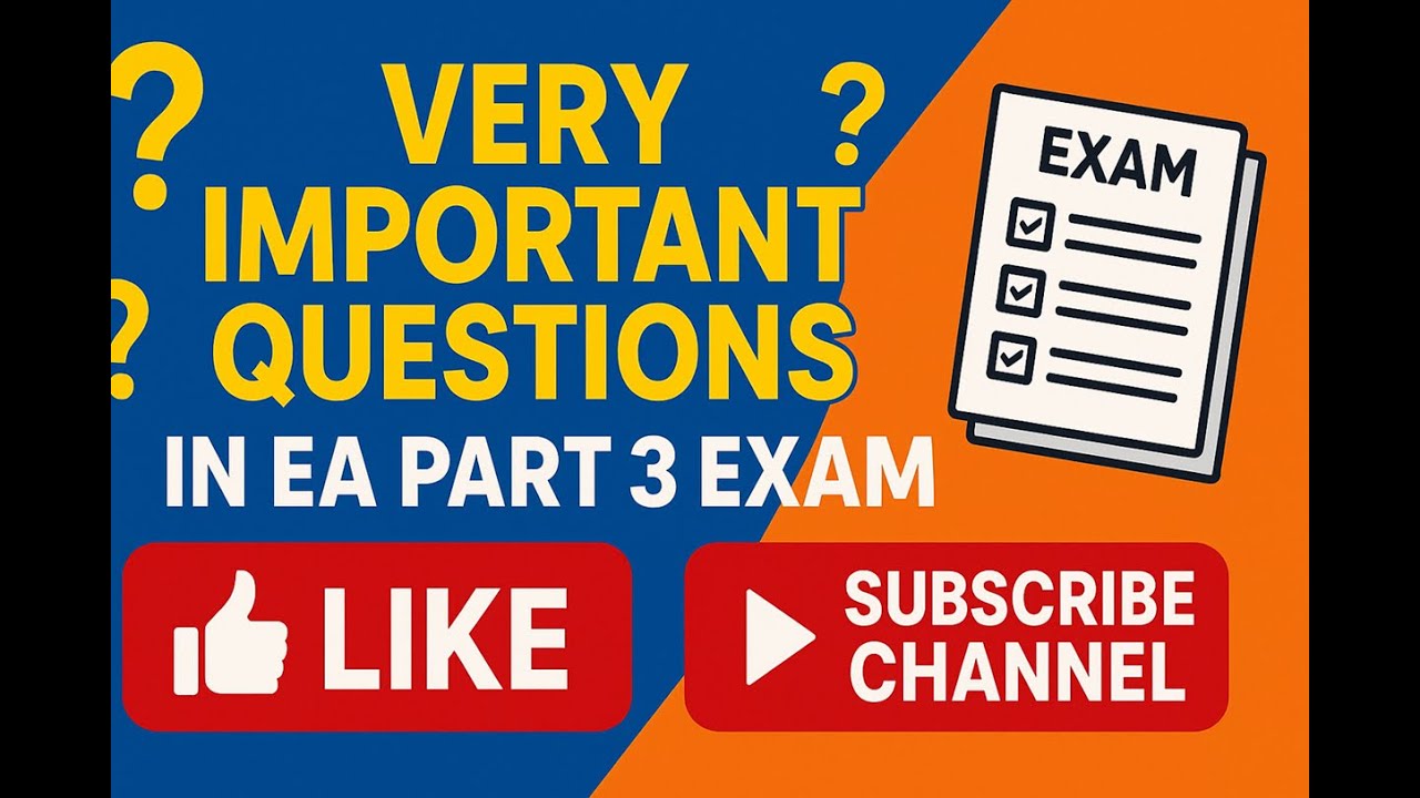Important Questions were asked in Past Exam Part 3 Paper EA (Enrolled Agent)