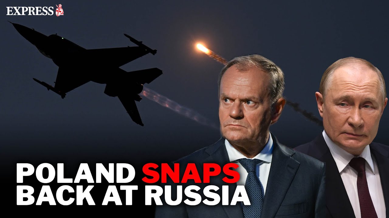 NATO on brink of WAR as Poland SHOOTS DOWN Russian drones in Polish airspace